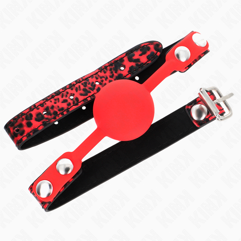 Kink Silicone Ball Gag 4 cm - Mordaza de Silicona Ajustable