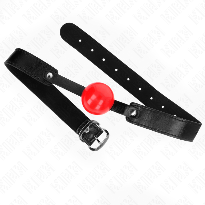Ball Gag KINK Soft TPE 4cm - Correa Ajustable 41-61cm
