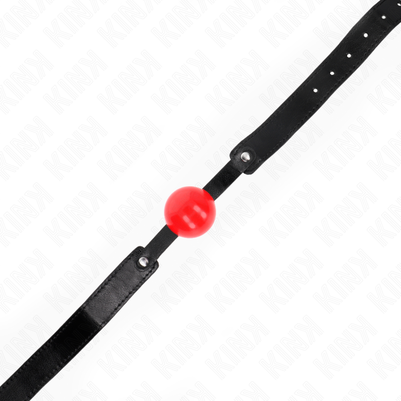 Ball Gag KINK Soft TPE 4cm - Correa Ajustable 41-61cm