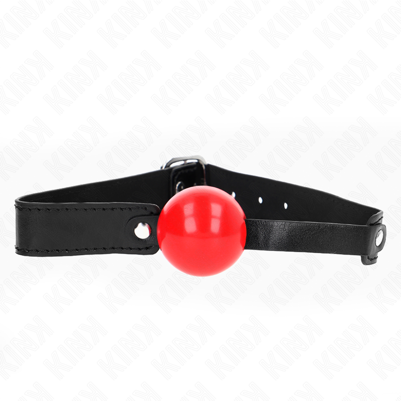 Ball Gag KINK Soft TPE 4cm - Correa Ajustable 41-61cm
