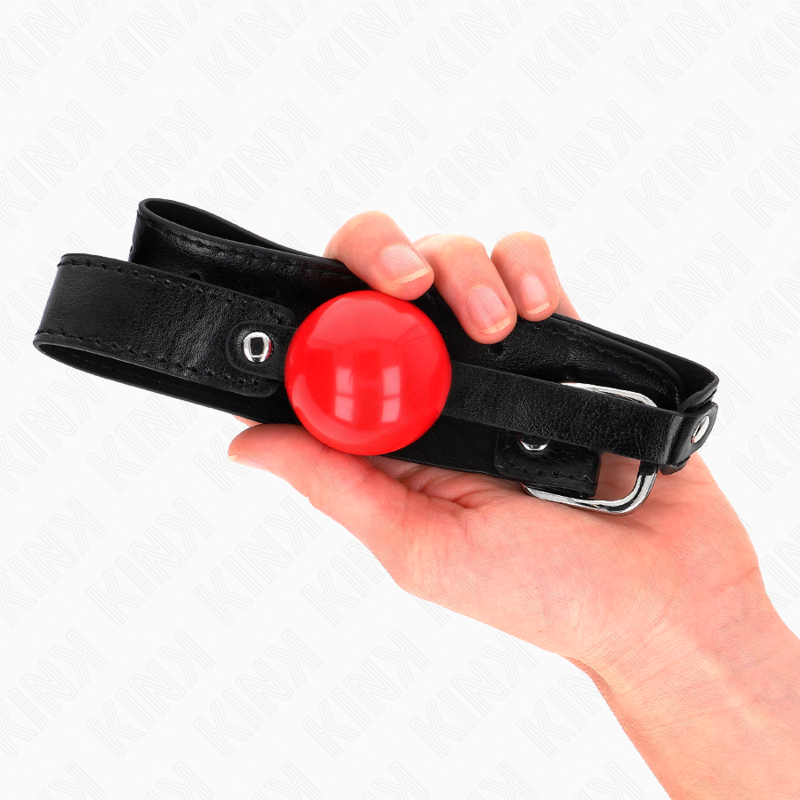 Ball Gag KINK Soft TPE 4cm - Correa Ajustable 41-61cm