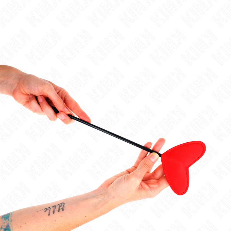 Paleta KINK Corazón Roja 33x10 cm - Juegos BDSM