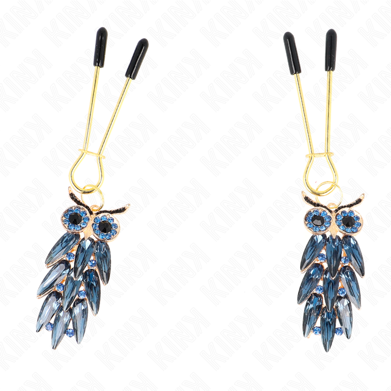 Kink Owl Pendant Nipple Clamps - Pinzas Ajustables 6 cm