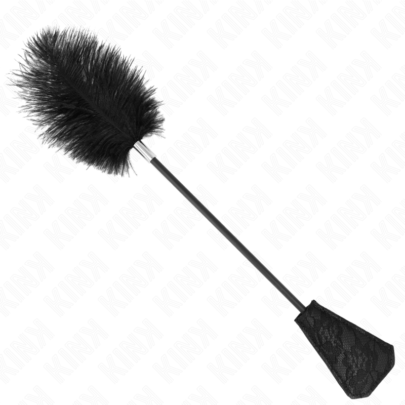 Kink Ostrich Feathers Tickler - Plumas de Avestruz 56 cm para Juego Sensorial