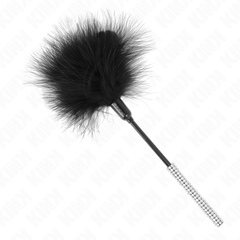 Kink Tickle Feathers Rhinestone - Plumero de Caricias 27 cm