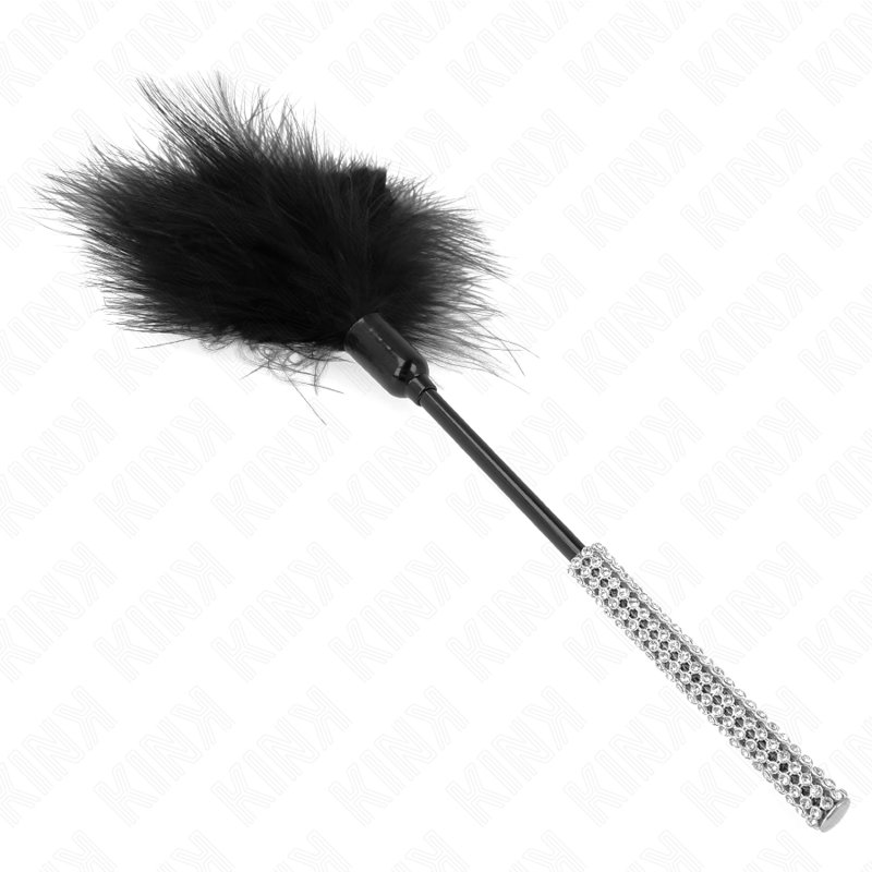Kink Tickle Feathers Rhinestone - Plumero de Caricias 27 cm