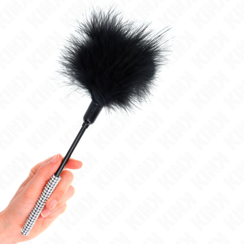 Kink Tickle Feathers Rhinestone - Plumero de Caricias 27 cm