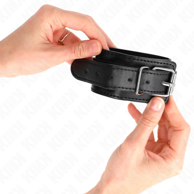 Kink Thin Wrist Restraints Black Ajustables 21-33 cm