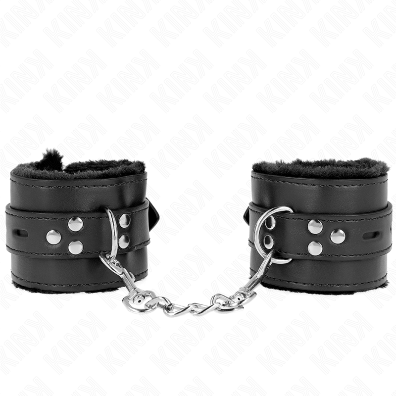 Kink Fur Lined Wrist Restraints - Esposas Ajustables con Forro de Peluche