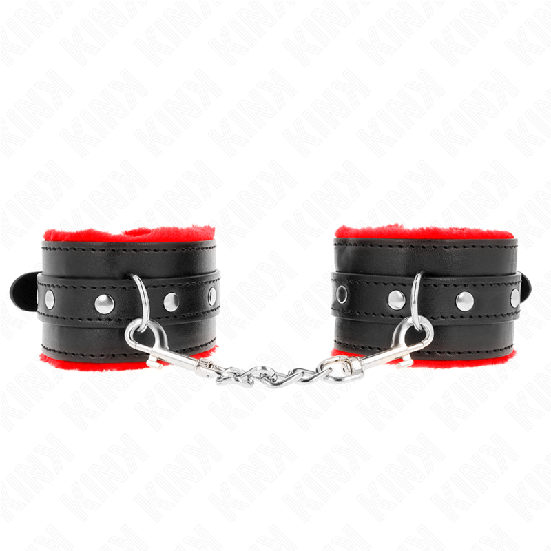 Esposas de Muñeca Premium Kink con Forro de Piel - Ajustables 17-29 cm