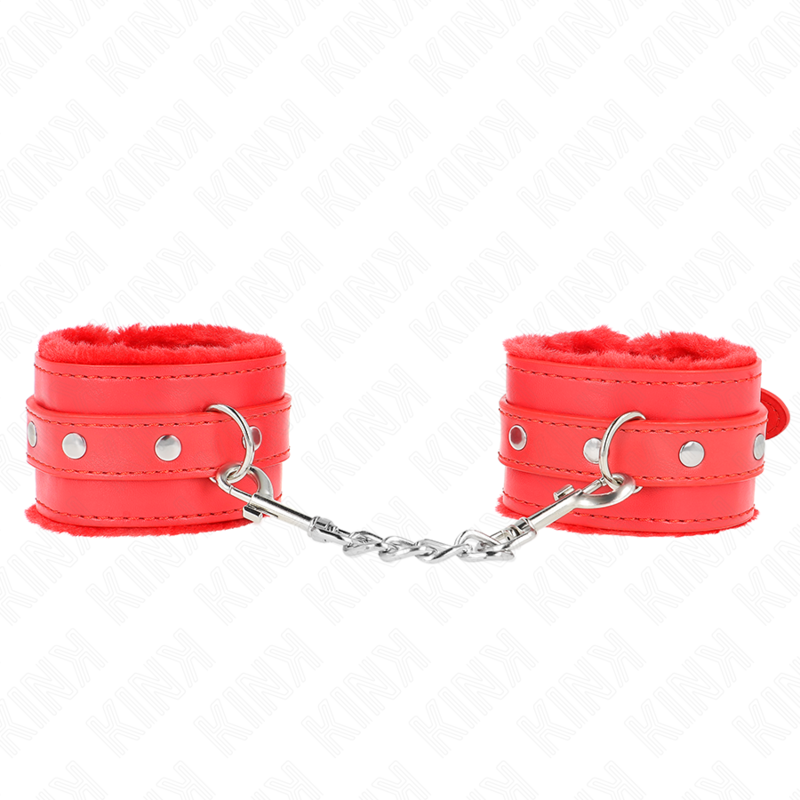 Esposas de Muñeca Premium Kink con Forro de Piel Sintética - Ajustables 17-29 cm