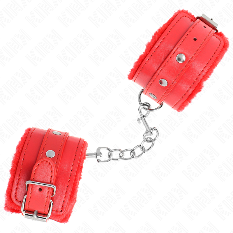 Esposas de Muñeca Premium Kink con Forro de Piel Sintética - Ajustables 17-29 cm
