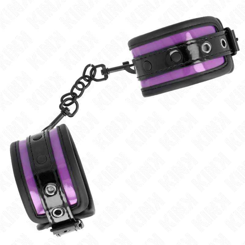 Esposas de Muñeca Neopreno Ajustables KINK Púrpura Claro 21-28 cm