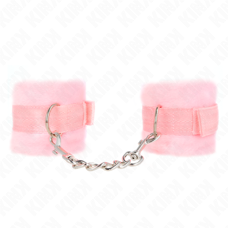 Esposas de Muñeca con Pelaje Kink Beginner - Rosa 30x7 cm