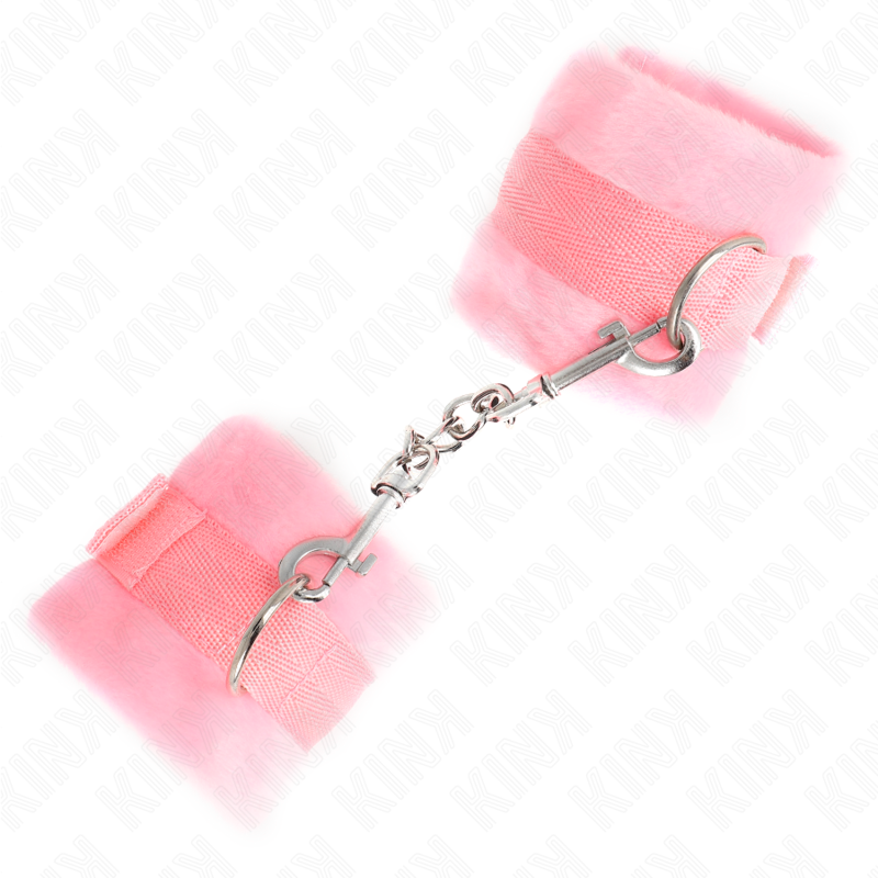Esposas de Muñeca con Pelaje Kink Beginner - Rosa 30x7 cm