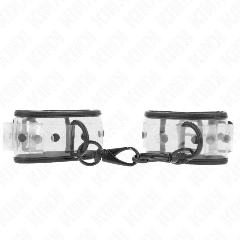Kink Clear Wrist Cuffs - Esposas de Muñeca Ajustables 18-30 cm