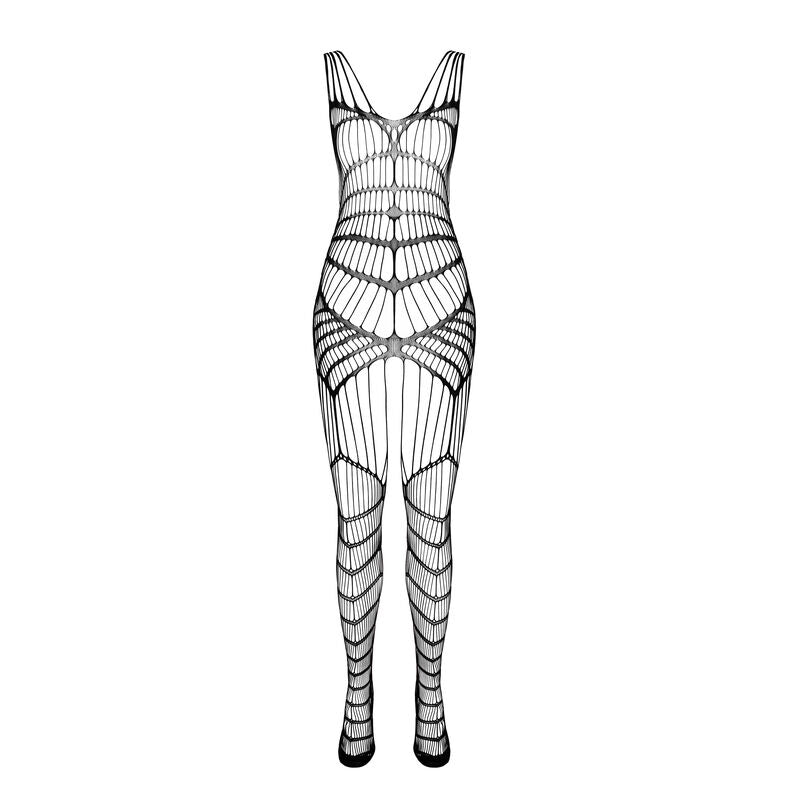 Passion BS 102 Bodystocking Blanco - Diseño Sensual con Encaje Transparente