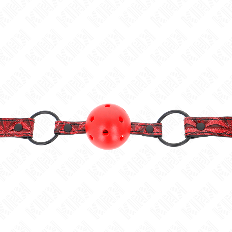 Mordaza de Bola KINK Diamante 4.5 cm - Ajustable BDSM