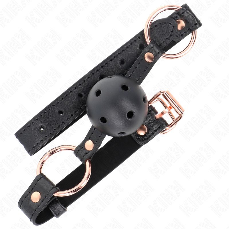 KINK Premium TPE Ball Gag 4 cm - Correa Ajustable 60x2 cm