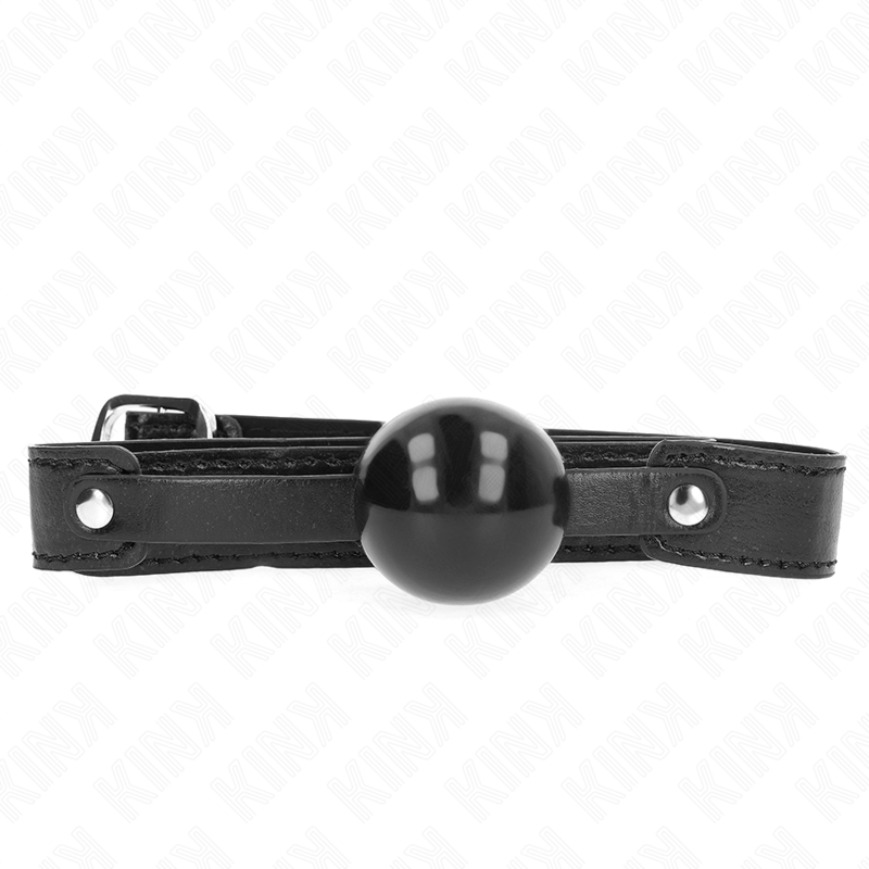 KINK Ball Gag TPE Suave 4 cm - Mordaza Ajustable BDSM