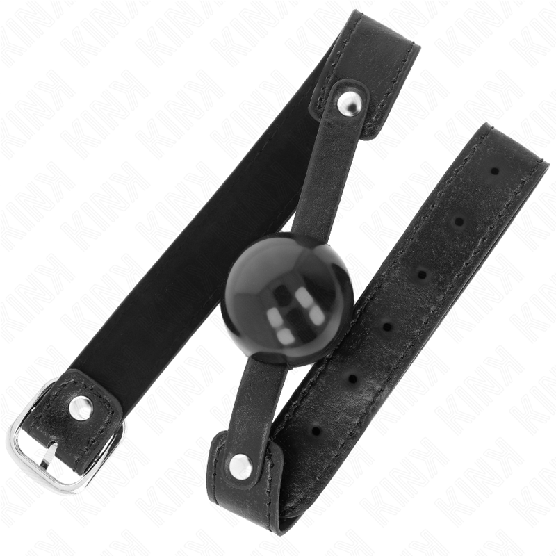 KINK Ball Gag TPE Suave 4 cm - Mordaza Ajustable BDSM