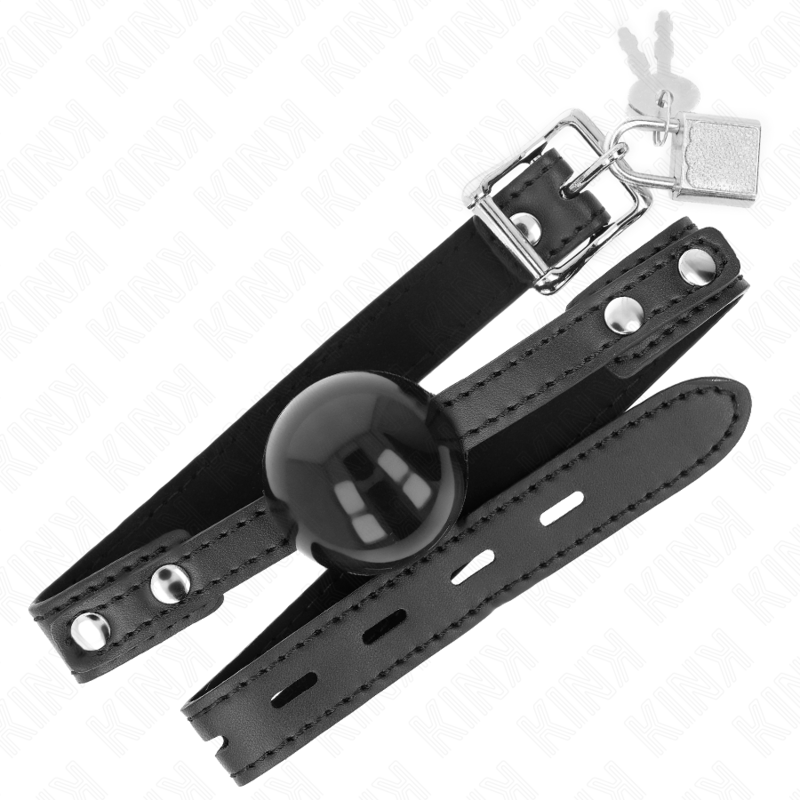 KINK Ball Gag TPE Suave 4cm - Correa Ajustable 37-52cm