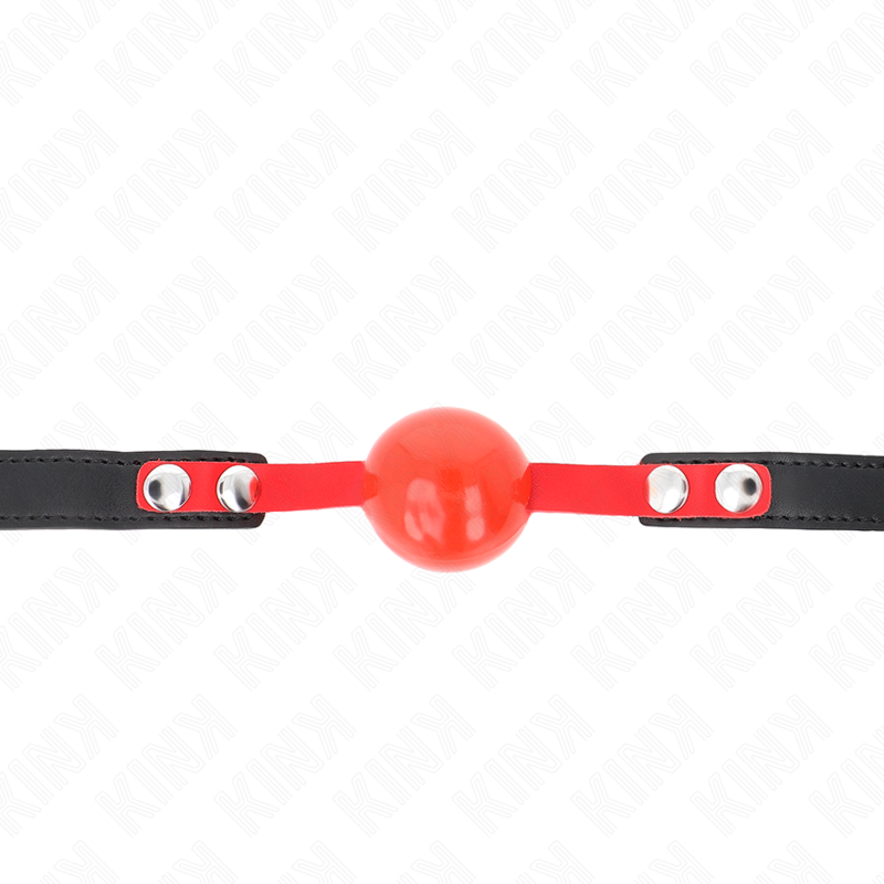KINK Ball Gag TPE Suave 4cm - Mordaza Ajustable BDSM 37-52cm