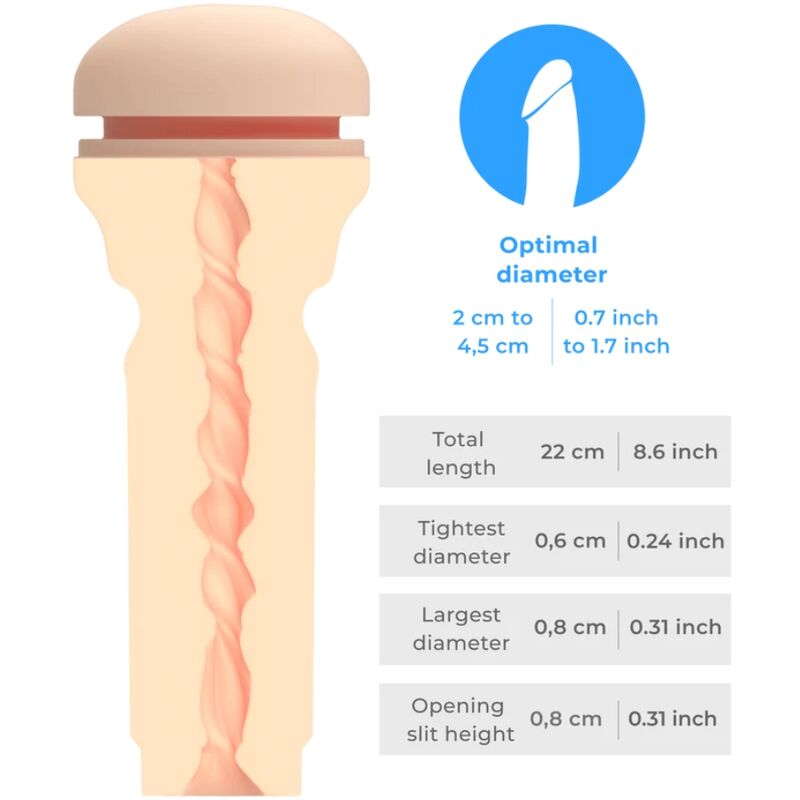 Kiiroo Feel Stroker Extra Tight Butt - Masturbador Realista Compatible Keon