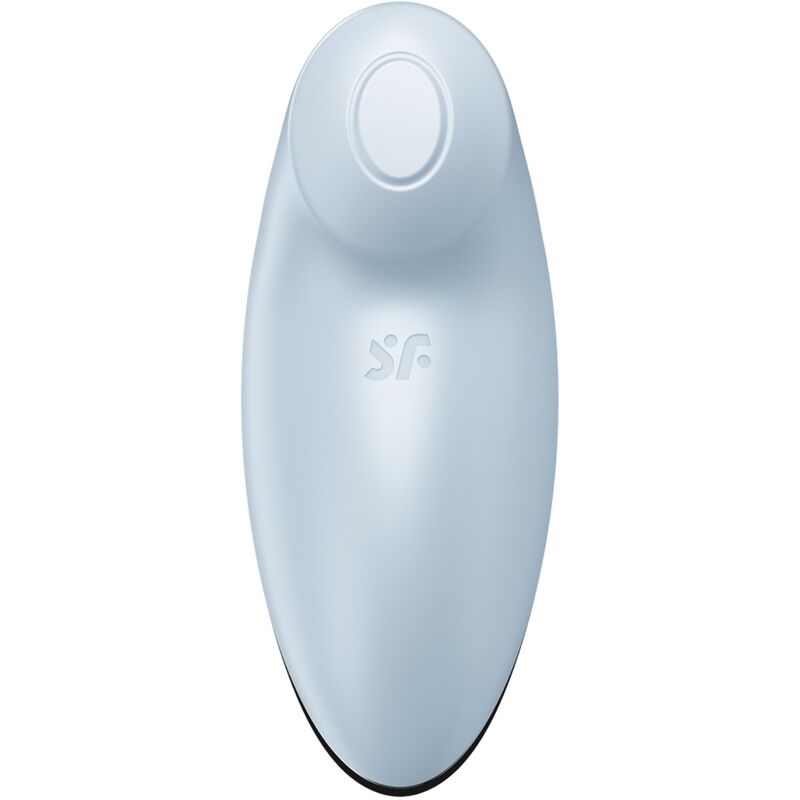 Satisfyer Tap & Climax 2 - Vibrador y Estimulador de Silicona Azul