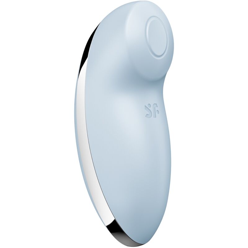 Satisfyer Tap & Climax 2 - Vibrador y Estimulador de Silicona Azul