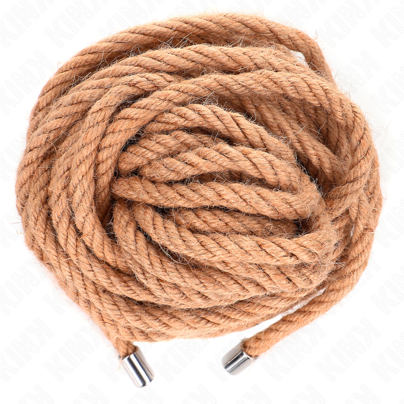 Cuerda de Cáñamo con Cabezal Metálico 10 Metros - KINK Rope Arts