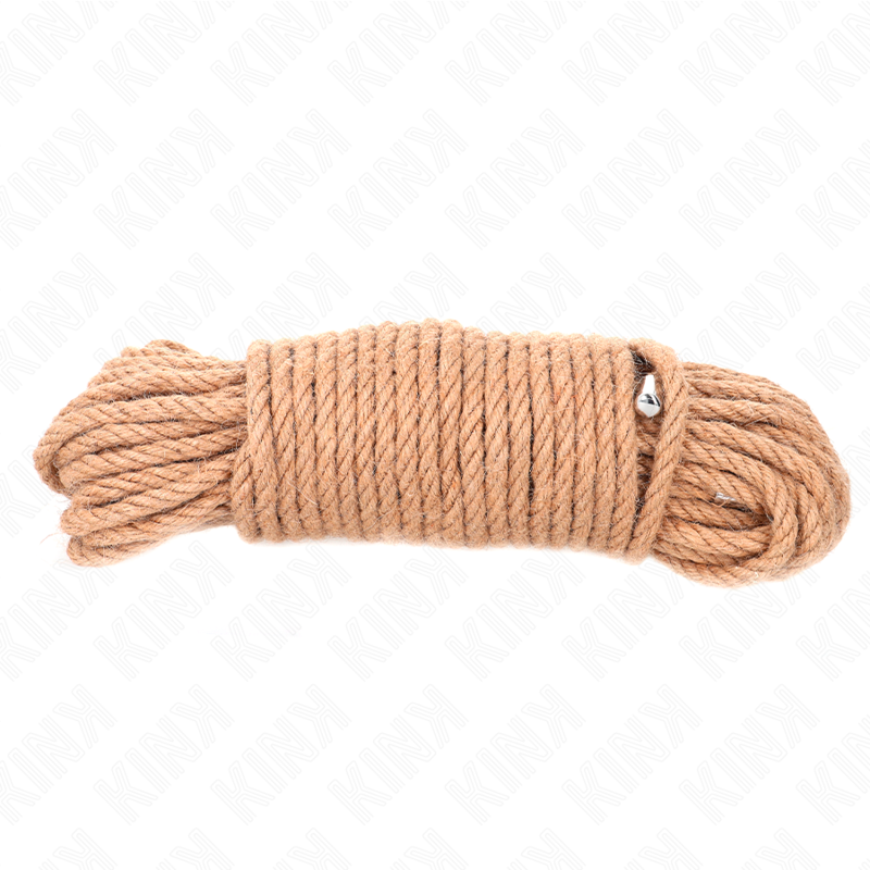 Cuerda de Cáñamo 20 Metros con Cabezal Metálico - KINK Rope Arts