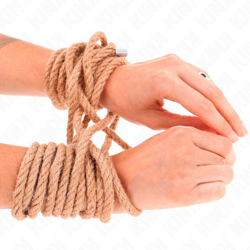 Cuerda de Cáñamo 20 Metros con Cabezal Metálico - KINK Rope Arts
