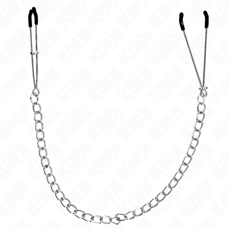 Pinzas para Pezones Kink con Cadena de 30 cm - Estimulación Ajustable