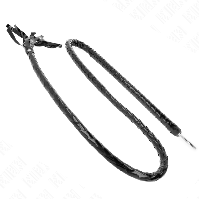 Kink Long Shiny PVC Whip - Látigo de 138 cm Material Brillante