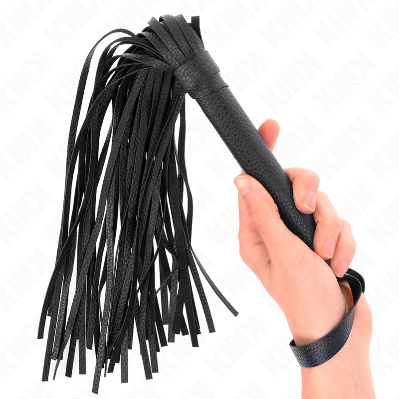 Kink Dark Blue Bead Whip 43.5 cm - Fusta de Impacto para BDSM