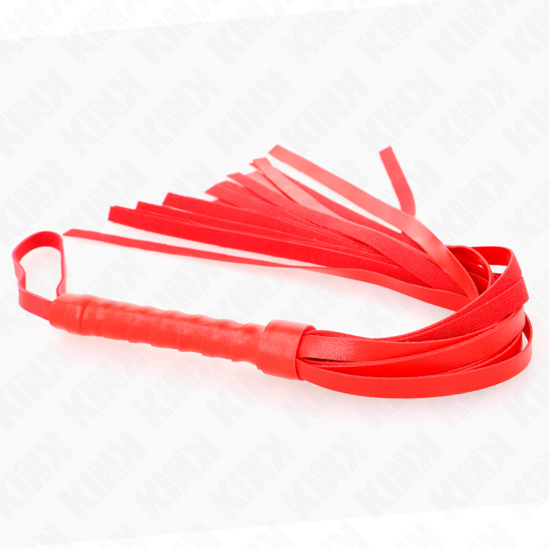 KINK Simple Red Whip 45 cm - Látigo BDSM de Control