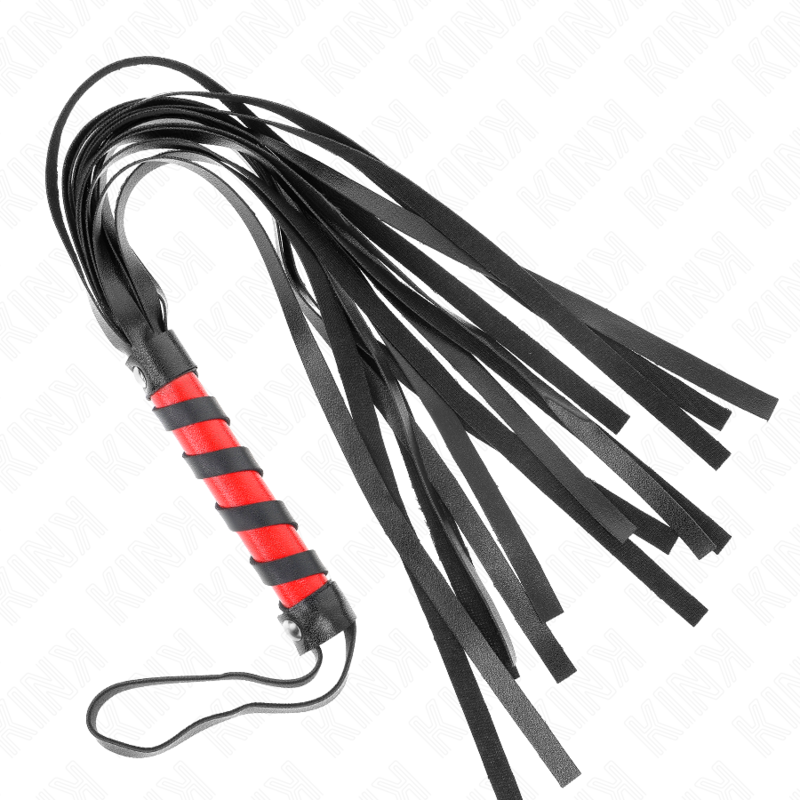 Kink Short Handle Whip 45 cm - Látigo de Silicona con Forma de Rosa