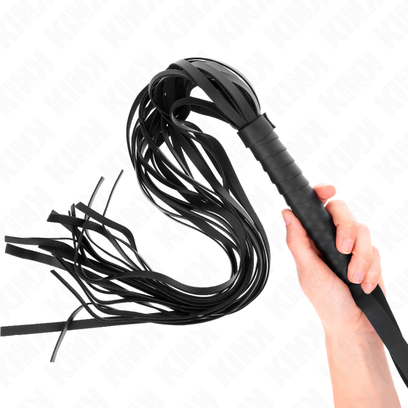 Kink Negro Short Handle Long Tail Whip 70 cm