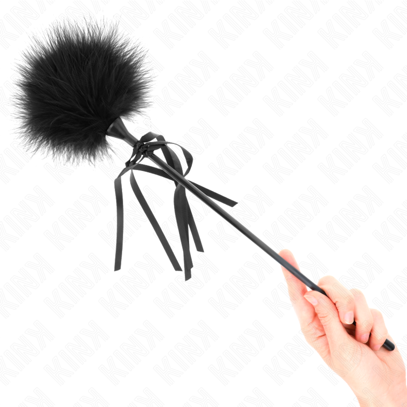 Varita de Plumas Cosquillosas KINK con Lazo - 35 cm