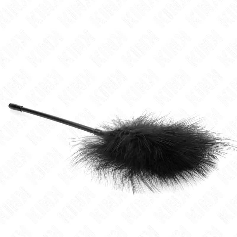 Kink Black Tickle Feathers - Plumas Sensoriales para Bondage 27 cm