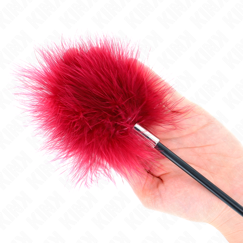Kink Tickle Feathers - Pala Erótica con Forma de Rosa 8 cm