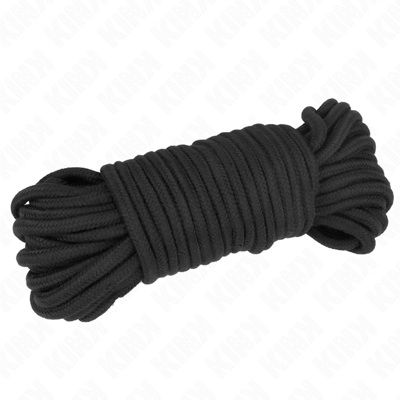 Kink Cotton Rope 20 Metros Negro - Cuerda de Algodón para Bondage
