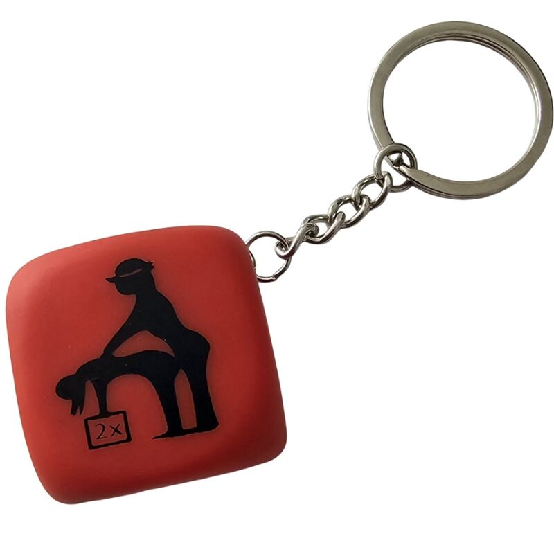 Llavero Diablo Picante Red Dice con Poses