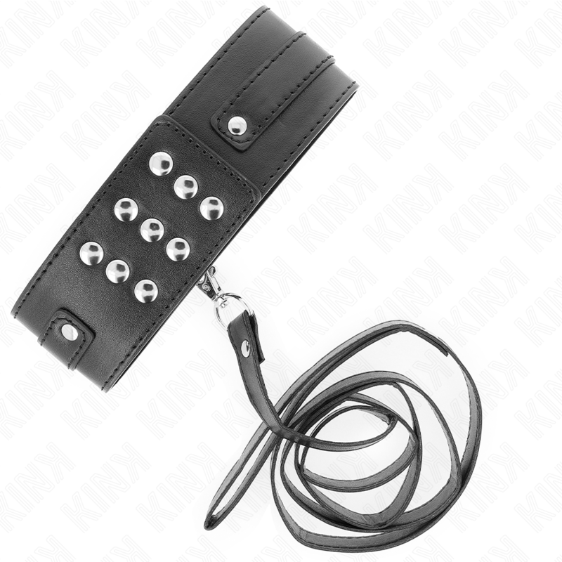 Collar BDSM Kink con Correa Ajustable 116 cm - Modelo 1