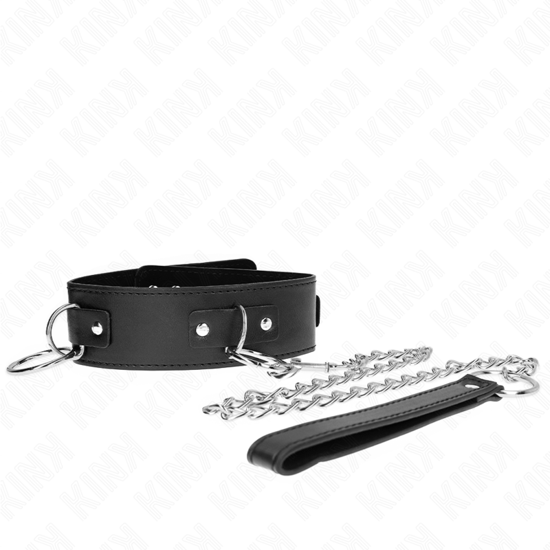 Collar KINK con Correa 65 cm - Modelo 3 Anillas Ajustable 36-43 cm