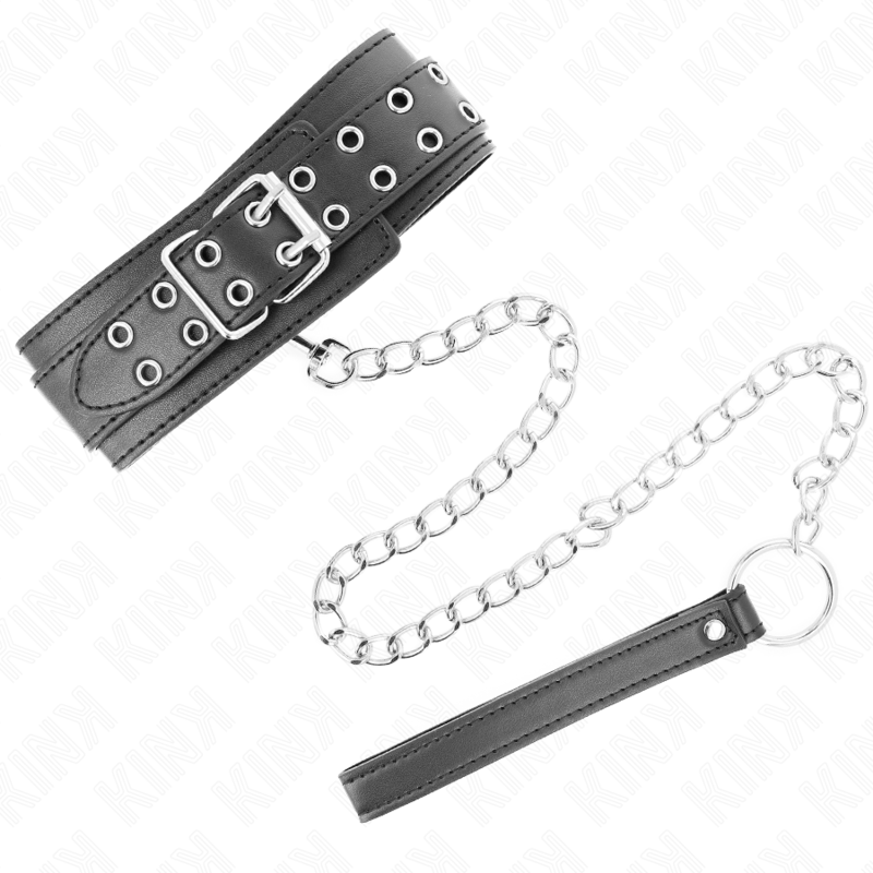 Collar KINK con Correa Ajustable 65 cm - Hebillas Plateadas