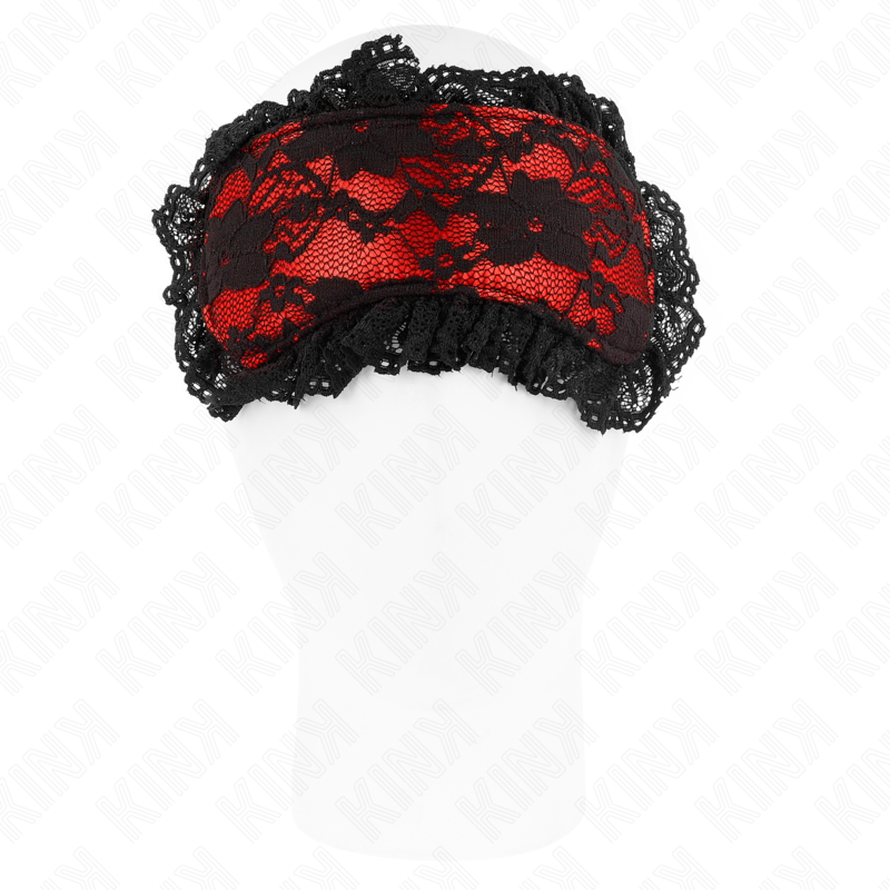 Kink Lace Bandage Model 3 - Máscara de Encaje Ajustable 22.5x11 cm
