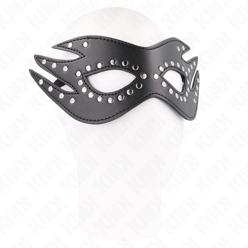 Máscara de Polipiel con Remaches KINK Modelo 3 - 26 x 9.5 cm