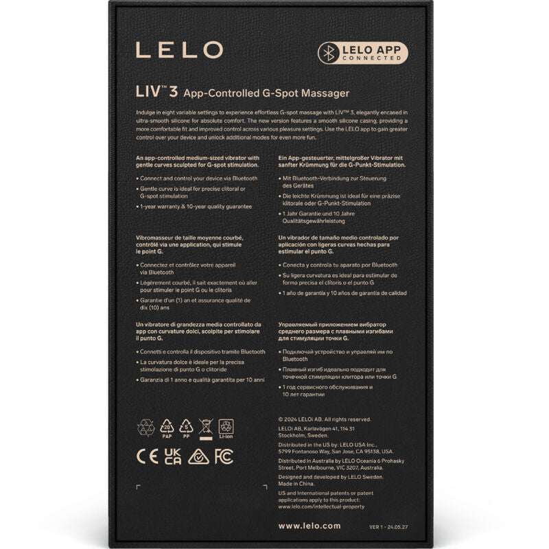 LELO LIV 3 Estimulador de Punto G Violeta
